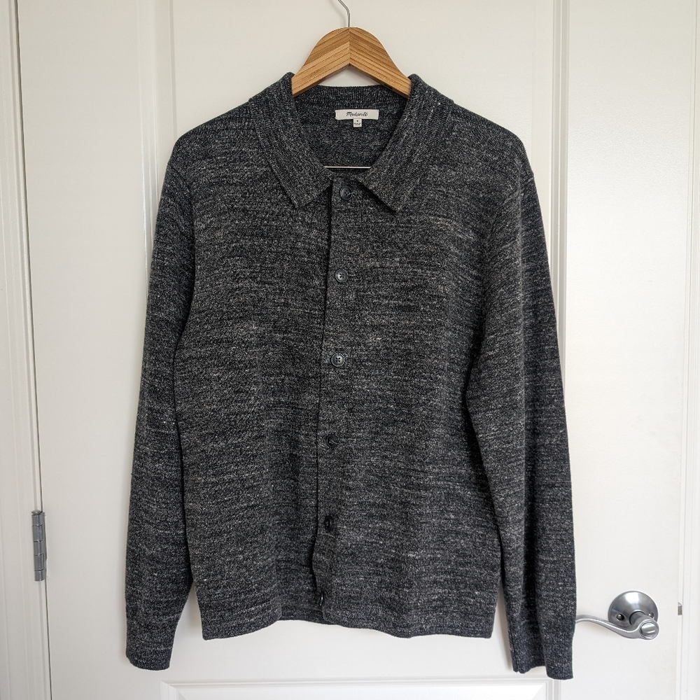Madewell Tundra Polo Cardigan Men's US Size M